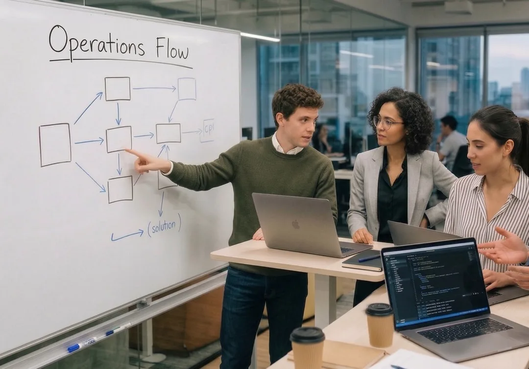 Streamlined business workflows and systems designed by Keymer Ops to eliminate operational bottlenecks.